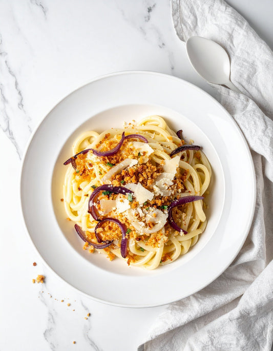 Recipe: Maccarruni i Casa with Tropea Onion and White Beans